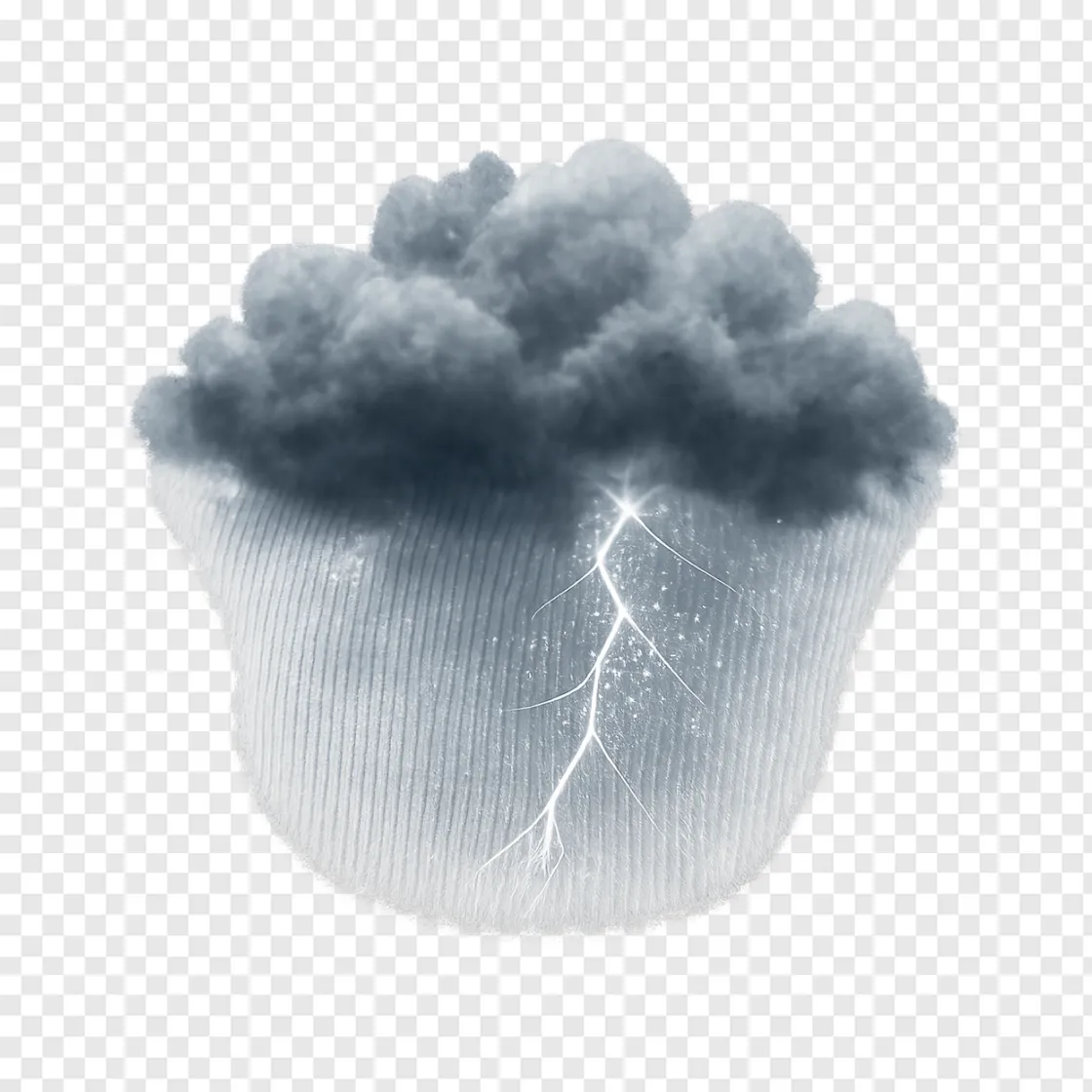 Storm Cloud With Heavy Rain PNG