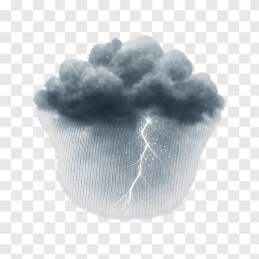 Storm Cloud With Heavy Rain PNG