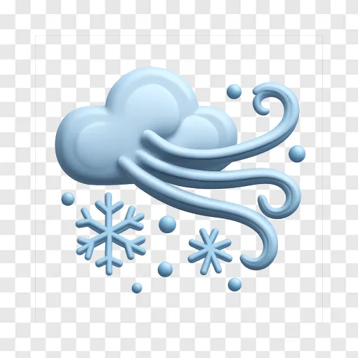 Severe Nor'easter Storm PNG Transparent Background