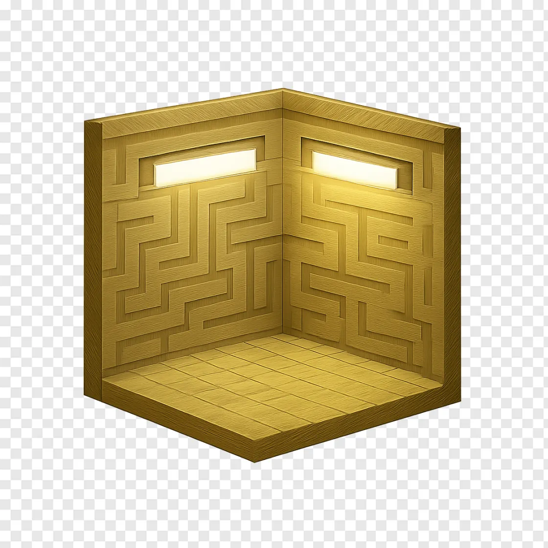 Minecraft Backrooms PNG Transparent Image