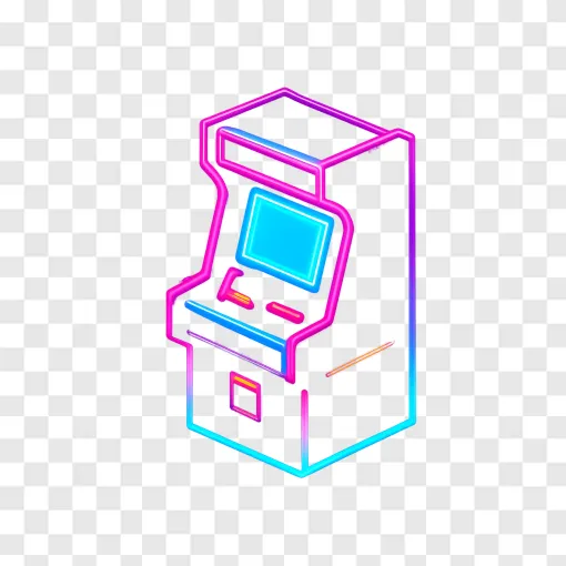 Pixel Arcade Game PNG Free Download