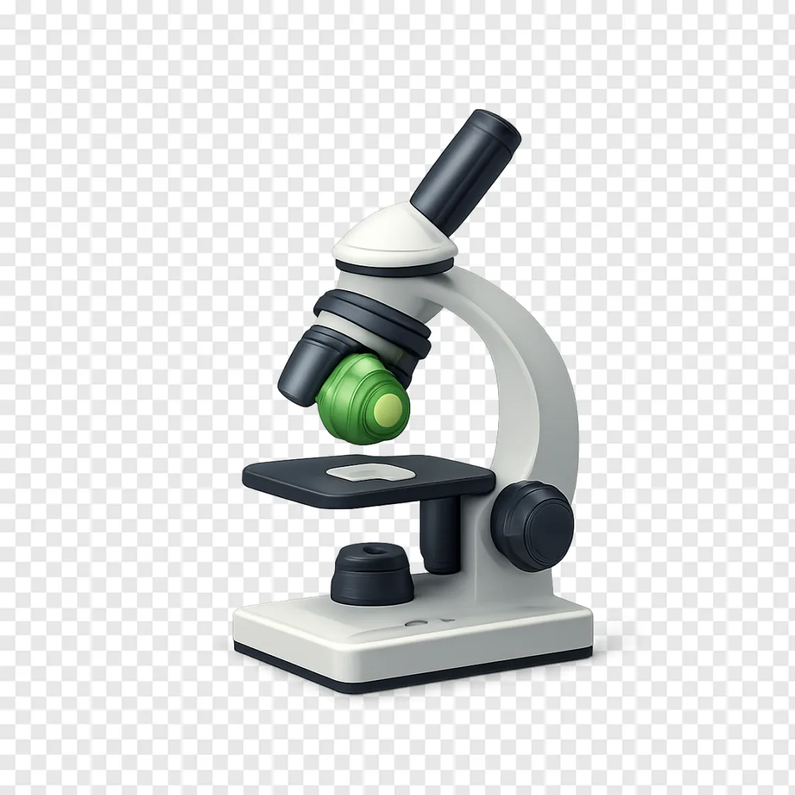Science Microscope PNG Image With Transparent Background