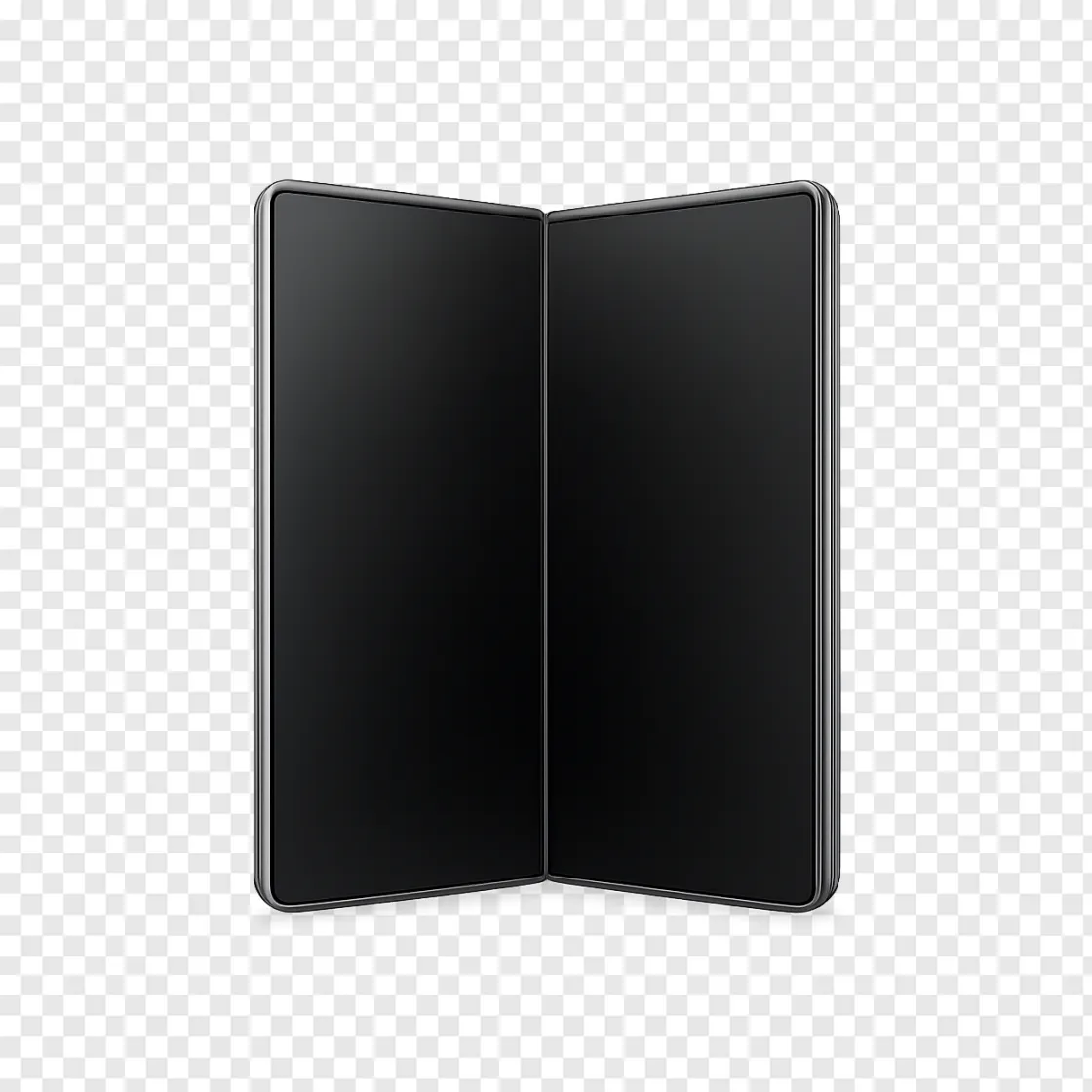 Foldable Smartphone PNG Transparent Image