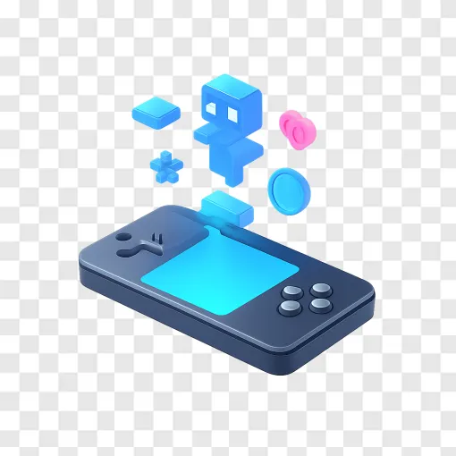 AI Gaming Device PNG Transparent Image