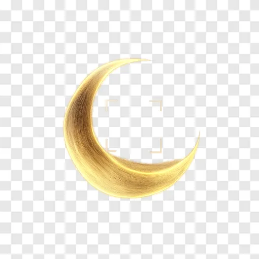 Glowing Moon PNG For Tech And Astronomy Designs