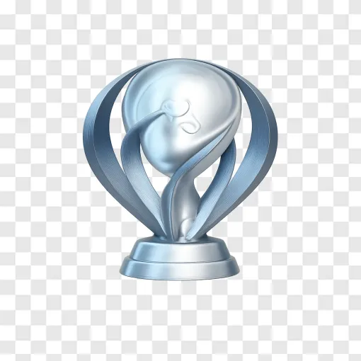 Platinum Trophy PNG Transparent Background