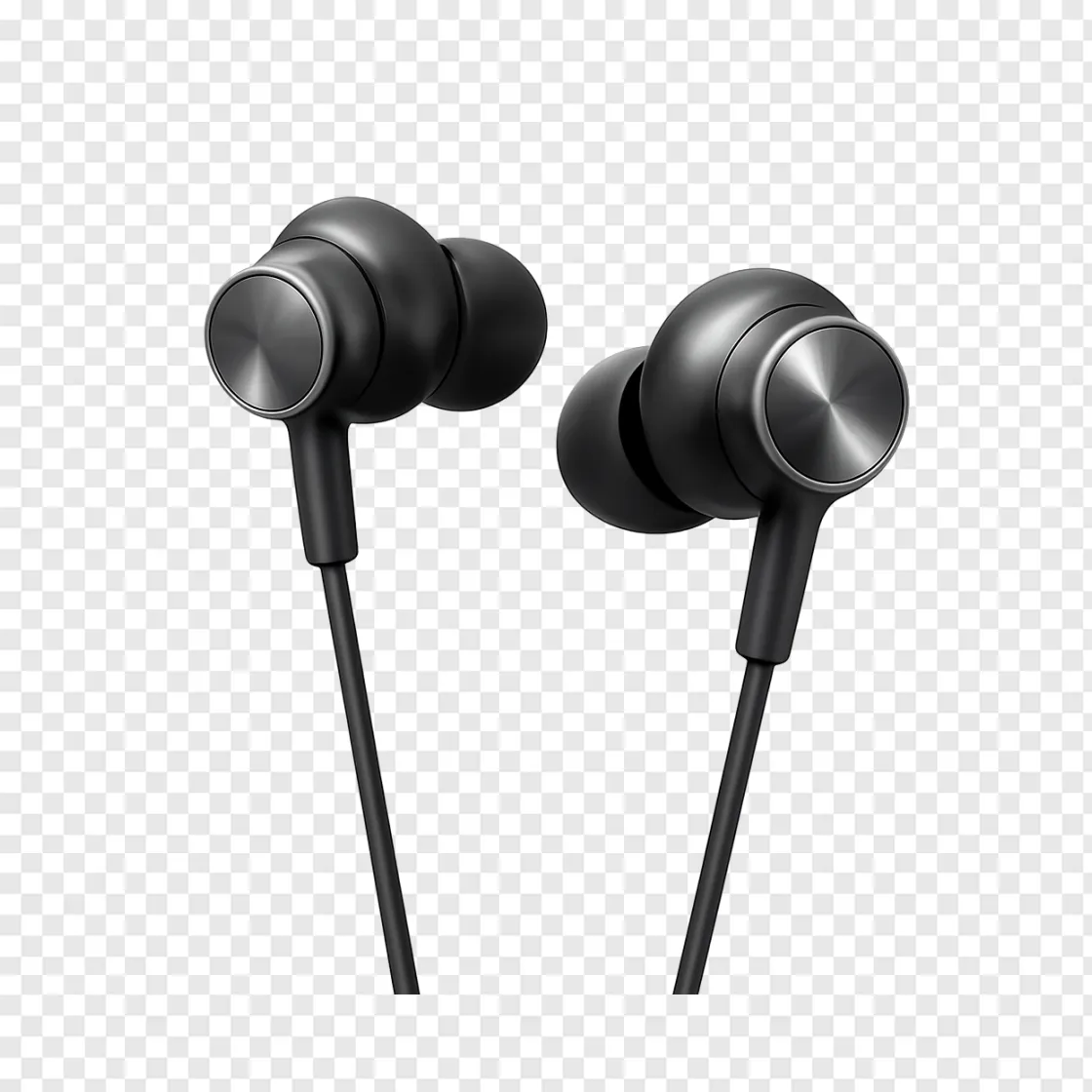 Wired Earbuds PNG Transparent Background