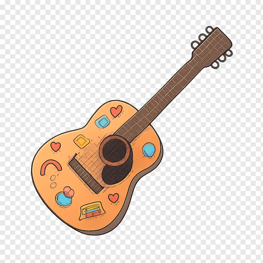 Acoustic Guitar PNG Image For Music Lovers