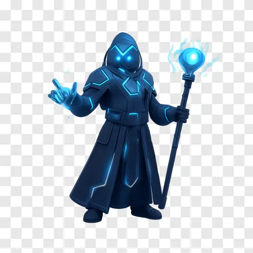Electro Wizard Character PNG Image For Gamers