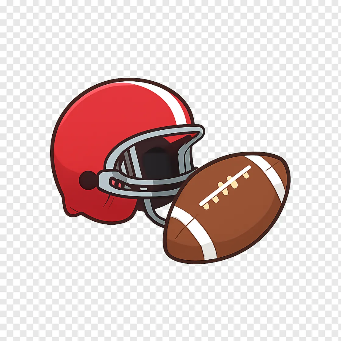College Football Equipment PNG Transparent Image