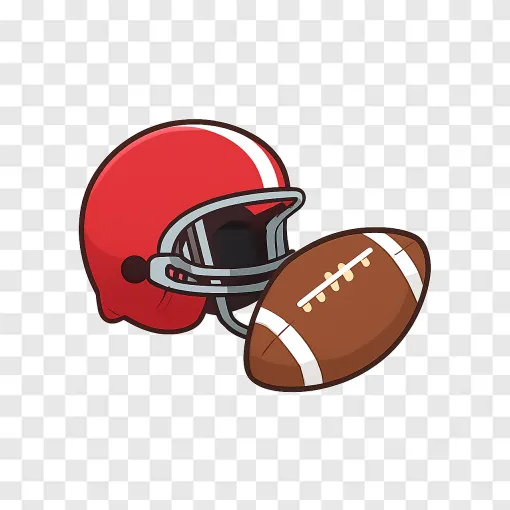 College Football Equipment PNG Transparent Image