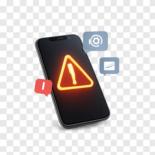 Social Media Warning Icon PNG With Transparent Background