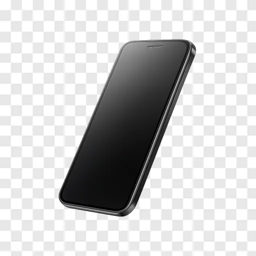 Modern Smartphone Mockup PNG Transparent Background