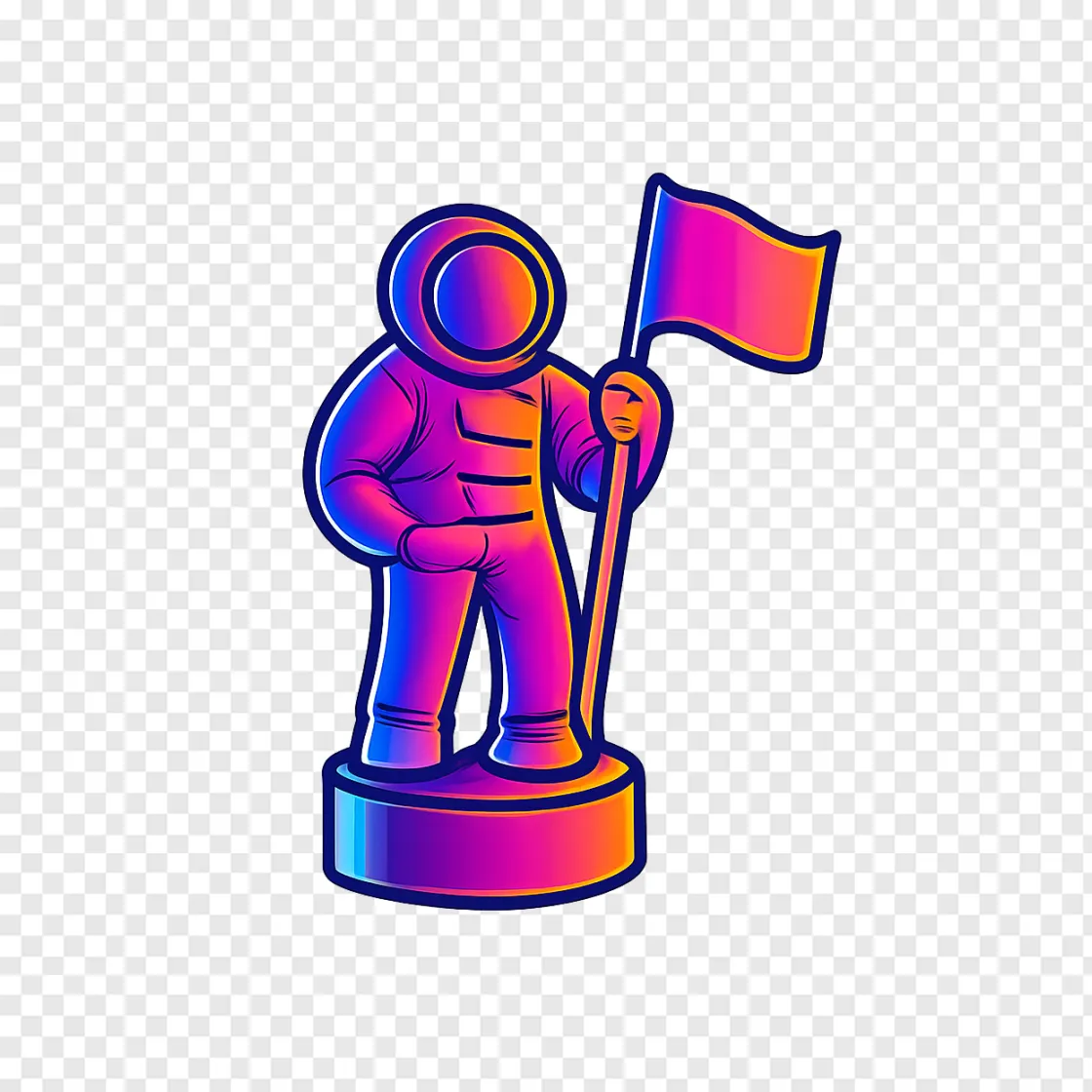 MTV VMAs Award Trophy PNG Transparent Background