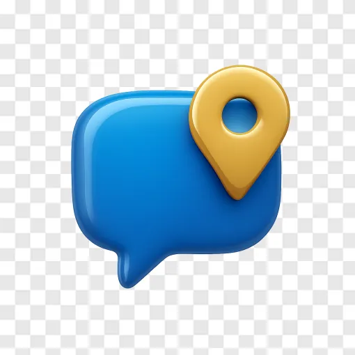 Pinned Chat Icon PNG For Modern UI Design