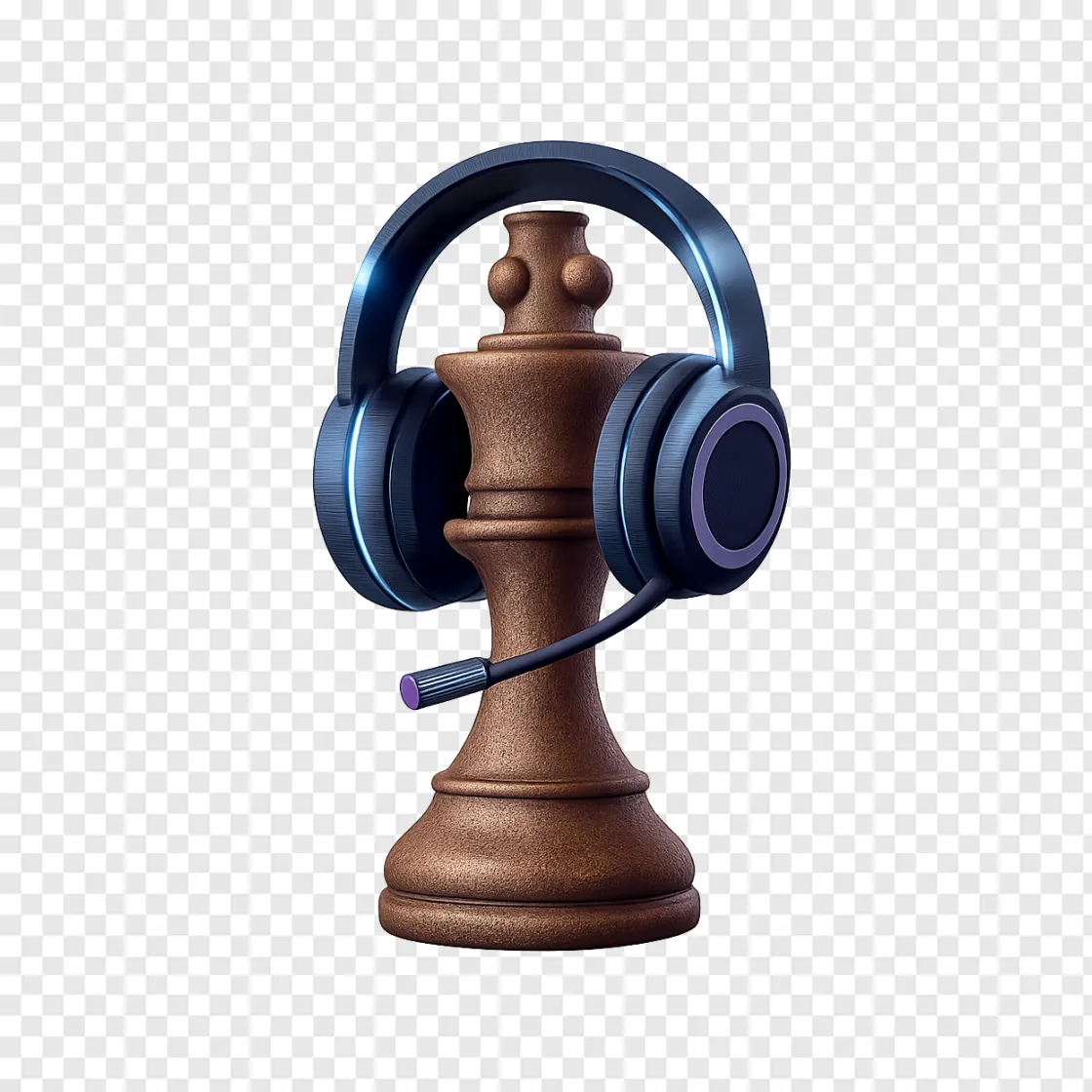 Chess Gaming Headset PNG Clipart For Streamers