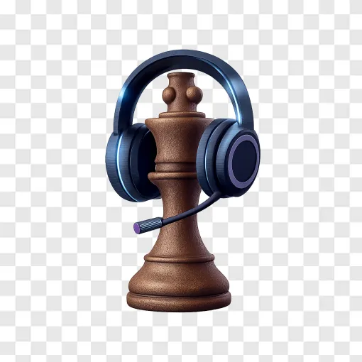 Chess Gaming Headset PNG Clipart For Streamers