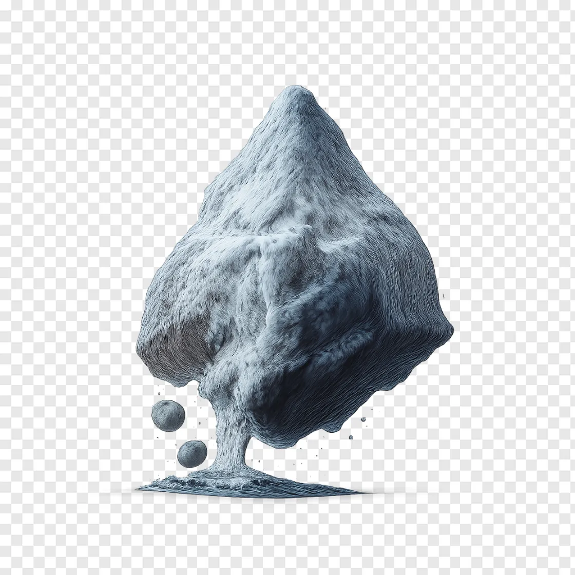 Glacial Melt And Rockslide PNG Image For Environmental Projects