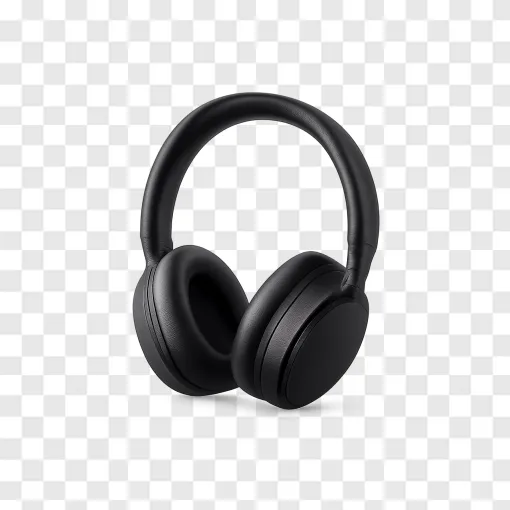 Modern Wireless Headphones PNG Transparent Image