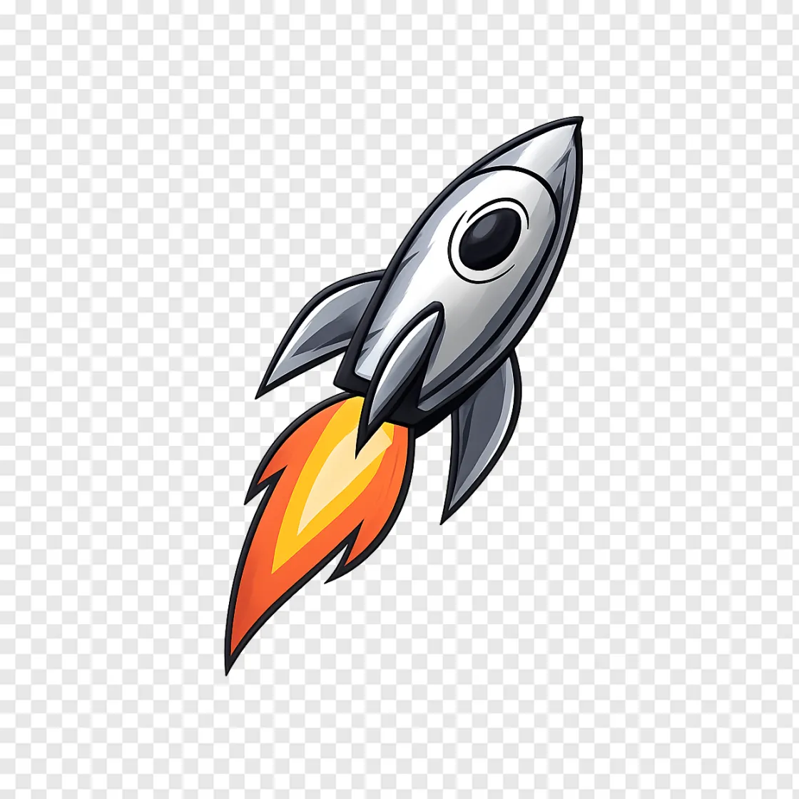 SpaceX Starship Rocket PNG Transparent Image