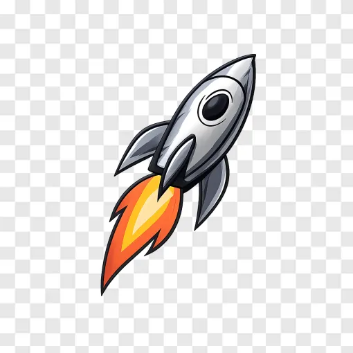 SpaceX Starship Rocket PNG Transparent Image