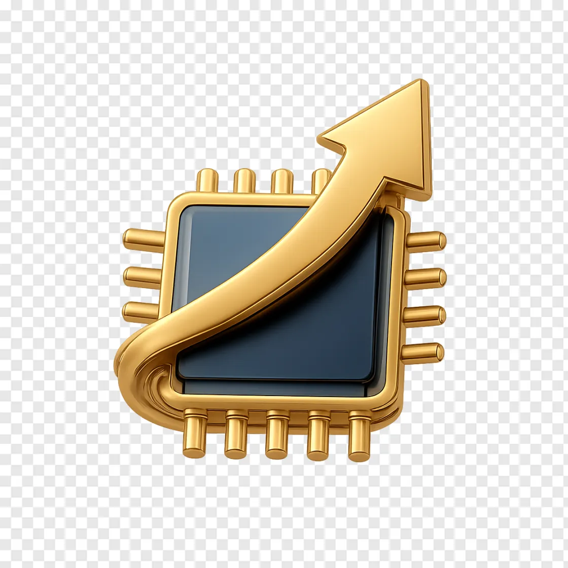 Nvidia Stock PNG Concept Vector Icon