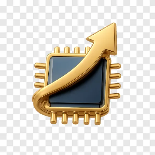 Nvidia Stock PNG Concept Vector Icon