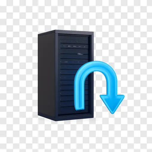 Data Center U-Turn PNG Image For Tech Reports