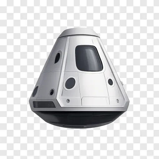Modern Space Capsule PNG Image For Design