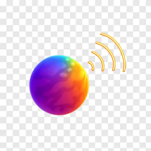 Alien Radio Waves PNG Transparent Image