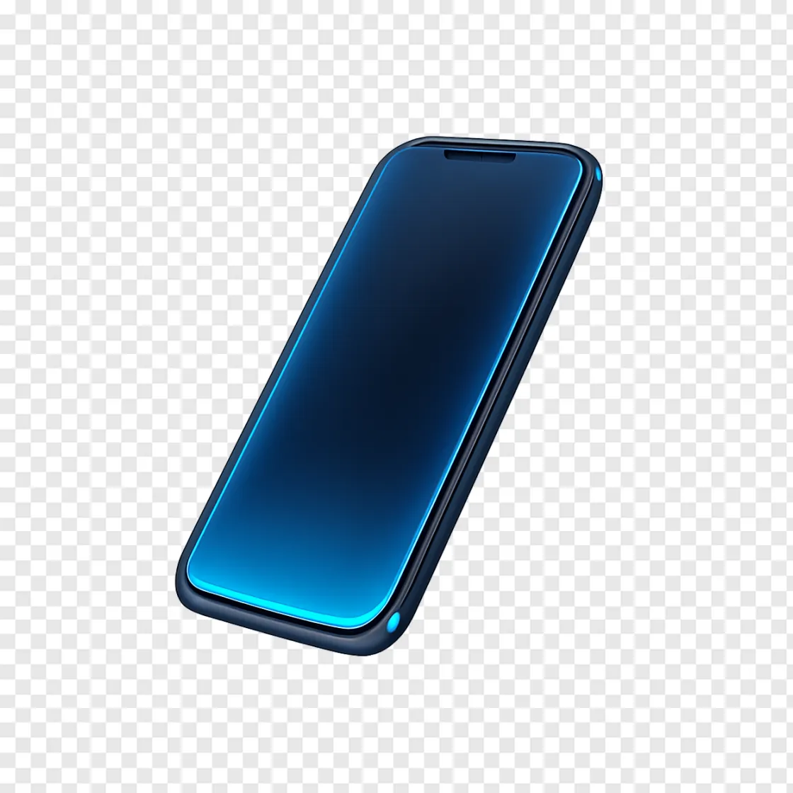Futuristic Smartphone Mockup PNG