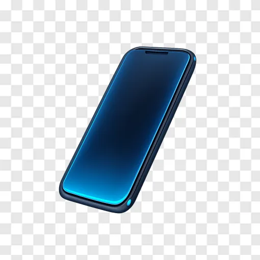 Futuristic Smartphone Mockup PNG