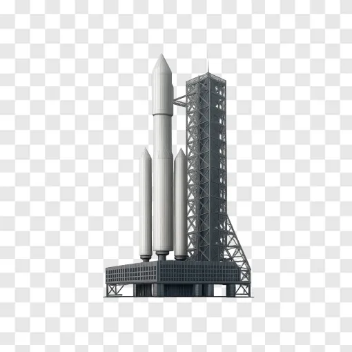 Space Rocket Launch PNG Transparent Background