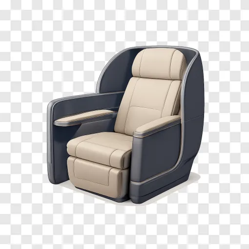 Luxury Airplane First Class Seat PNG