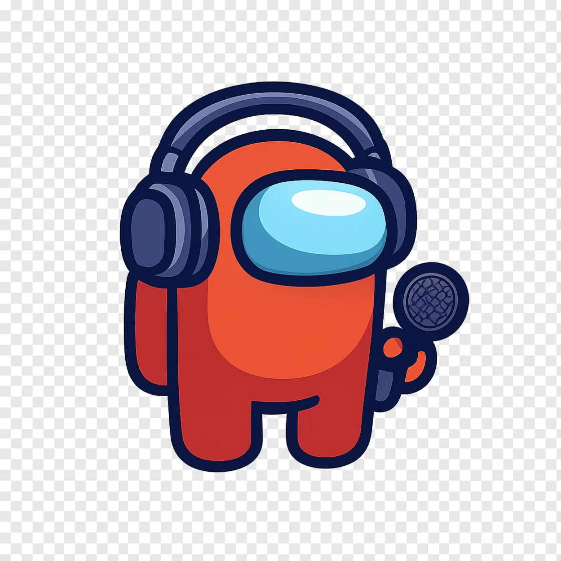 Among Us Streamer Role PNG Image