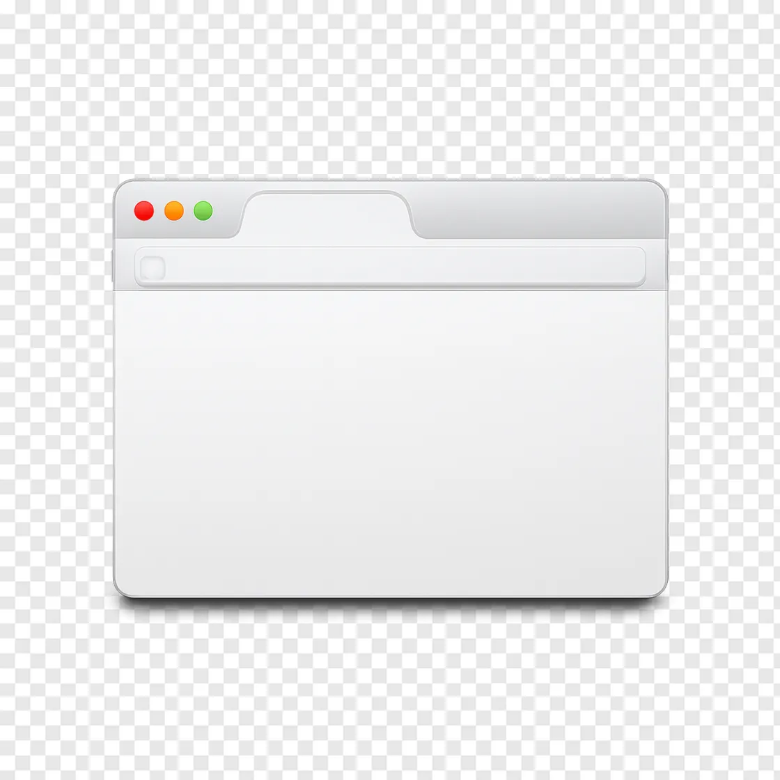 Modern Browser Tabs PNG Icon For Web Design