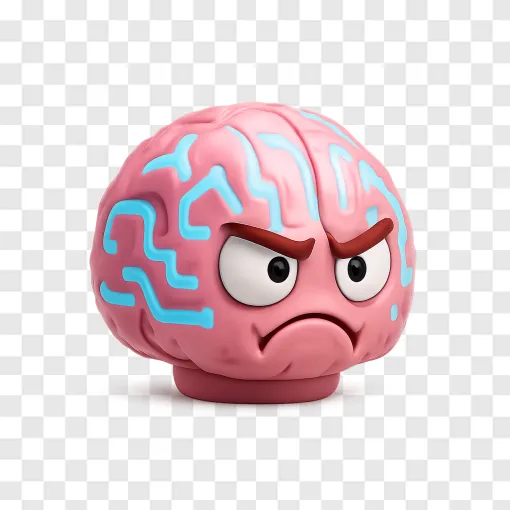 Gamer Brain PNG Icon For Gaming Content