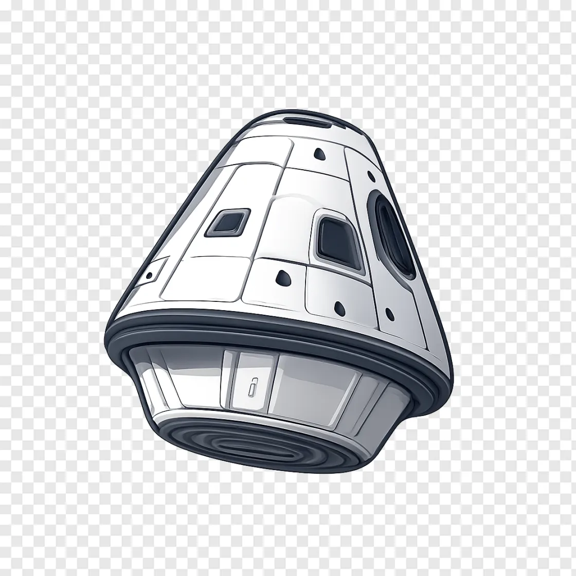 Modern Space Capsule PNG Image For Free Download