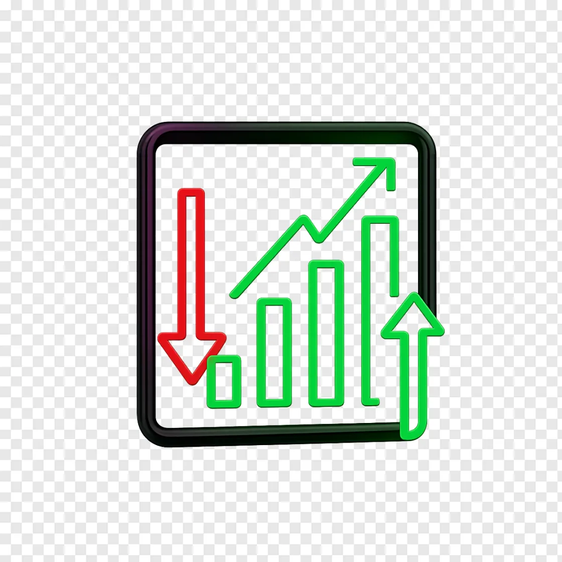 Stock Market Chart PNG Graphic For Financial Design
