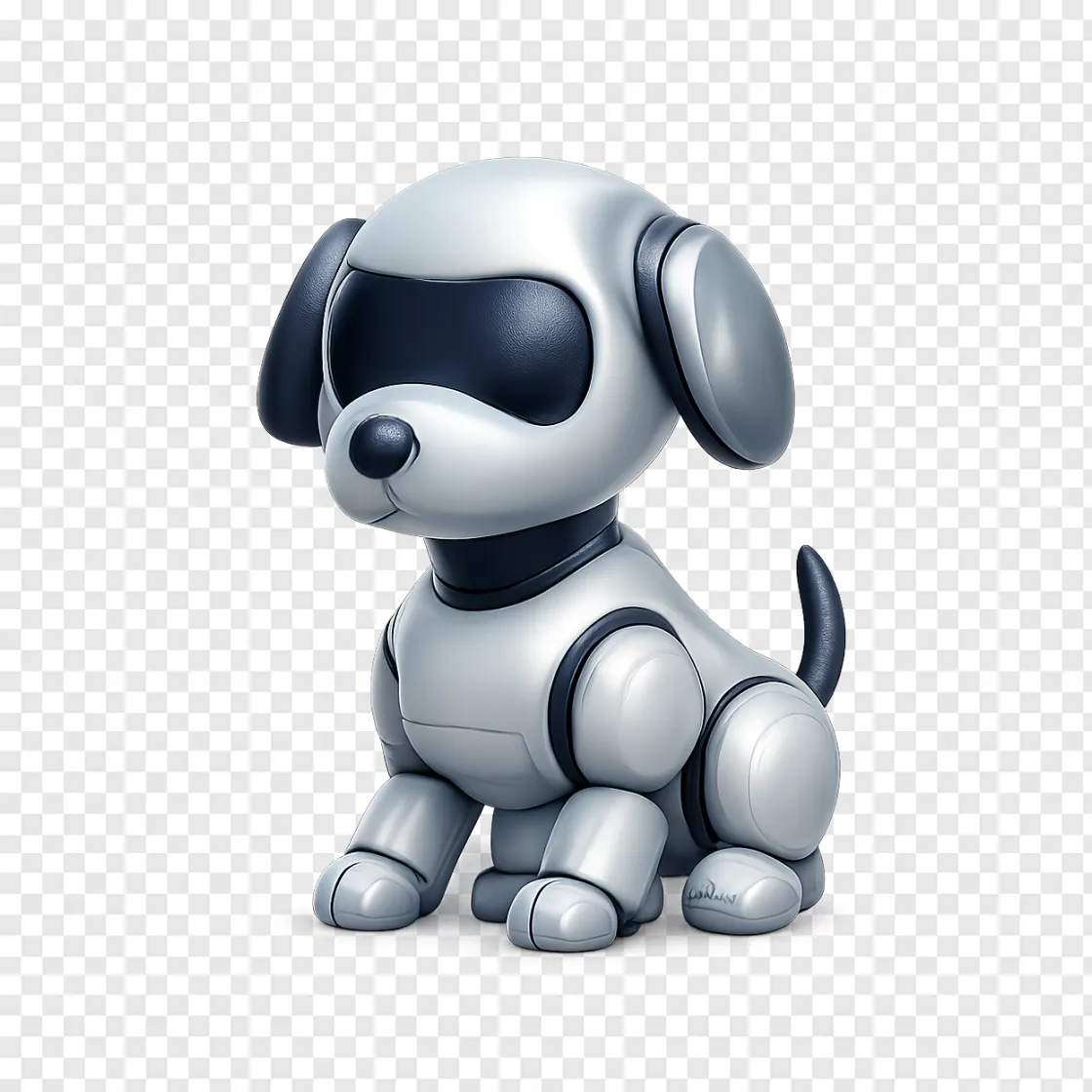 Robotic Dog PNG - Futuristic Pet Concept Transparent Image