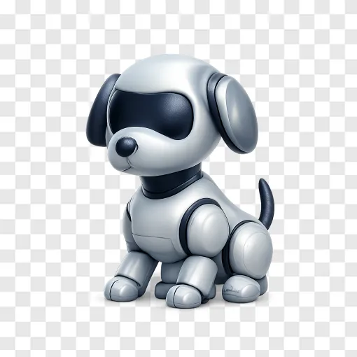 Robotic Dog PNG - Futuristic Pet Concept Transparent Image