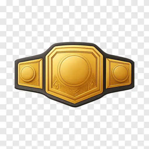 Wrestling Championship Belt PNG Transparent Image