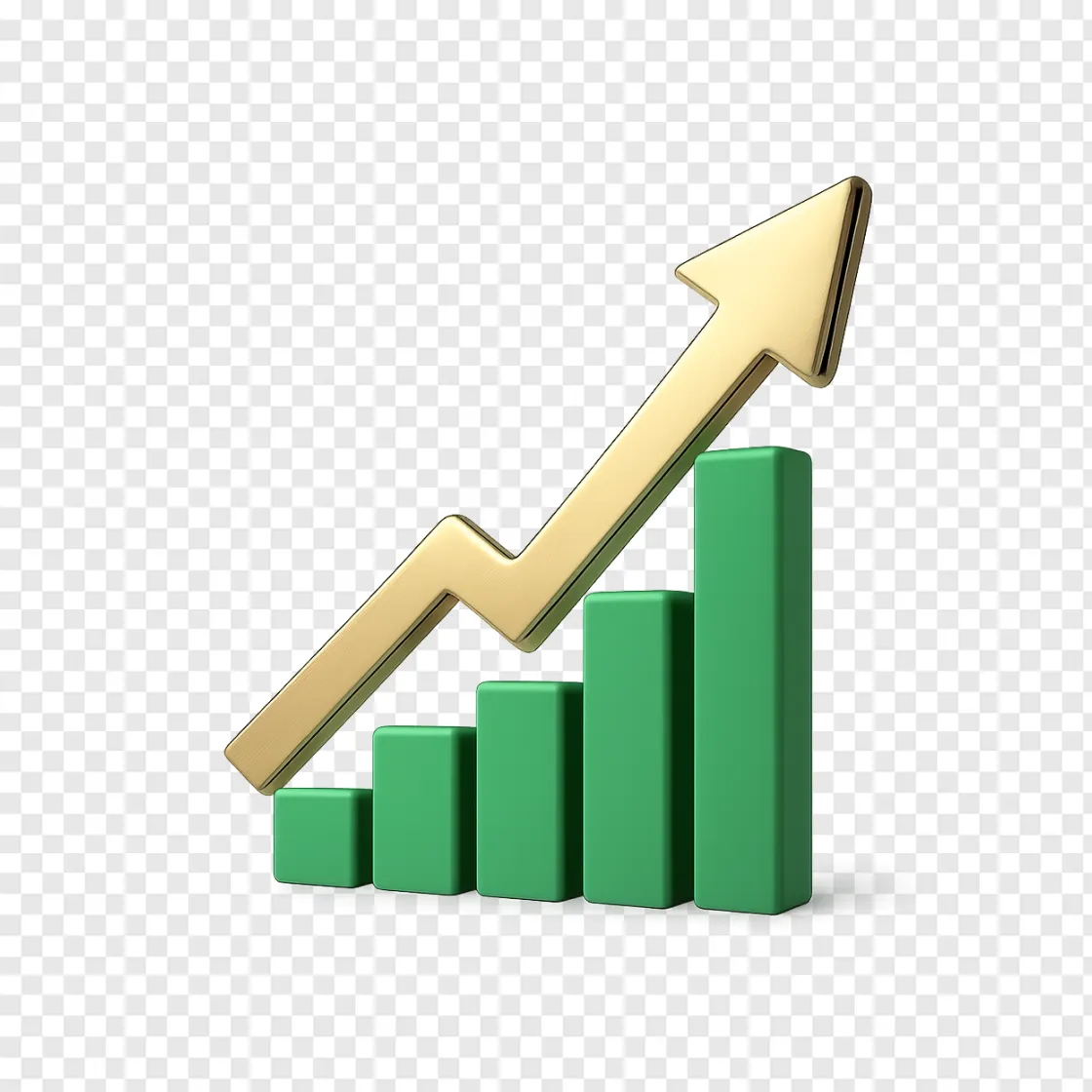 Stock Market Growth PNG Image With Transparent Background