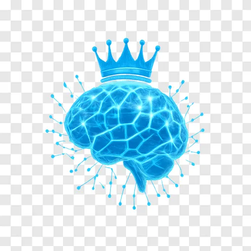 Super Intelligence AI Concept PNG Graphic For Design