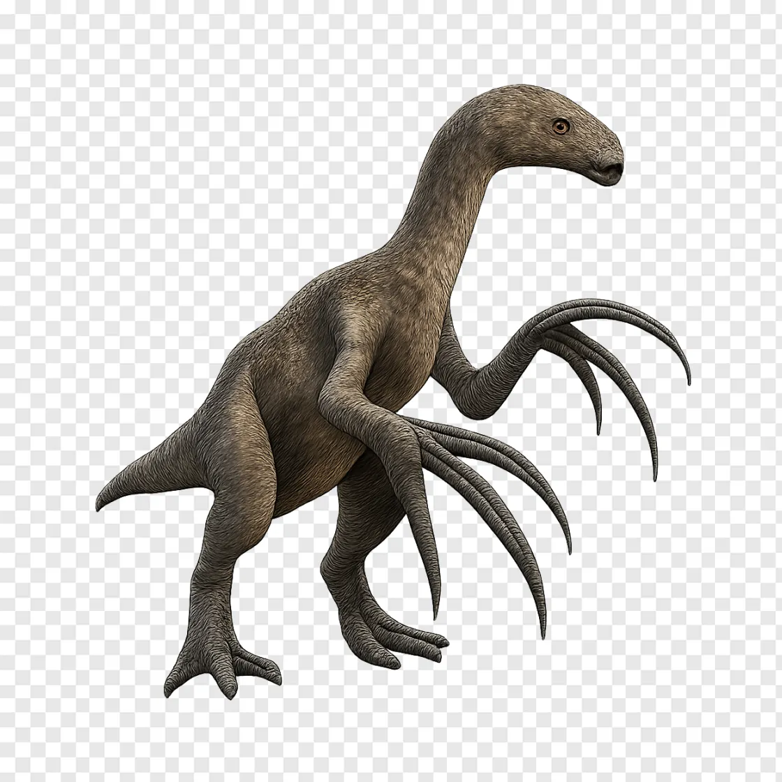 Therizinosaurus Dinosaur PNG Transparent Image